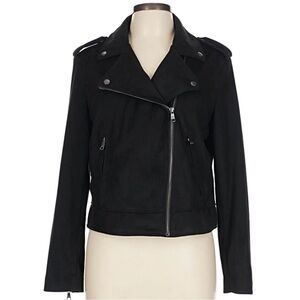 Banana Republic Faux Suede Women's Black Jacket